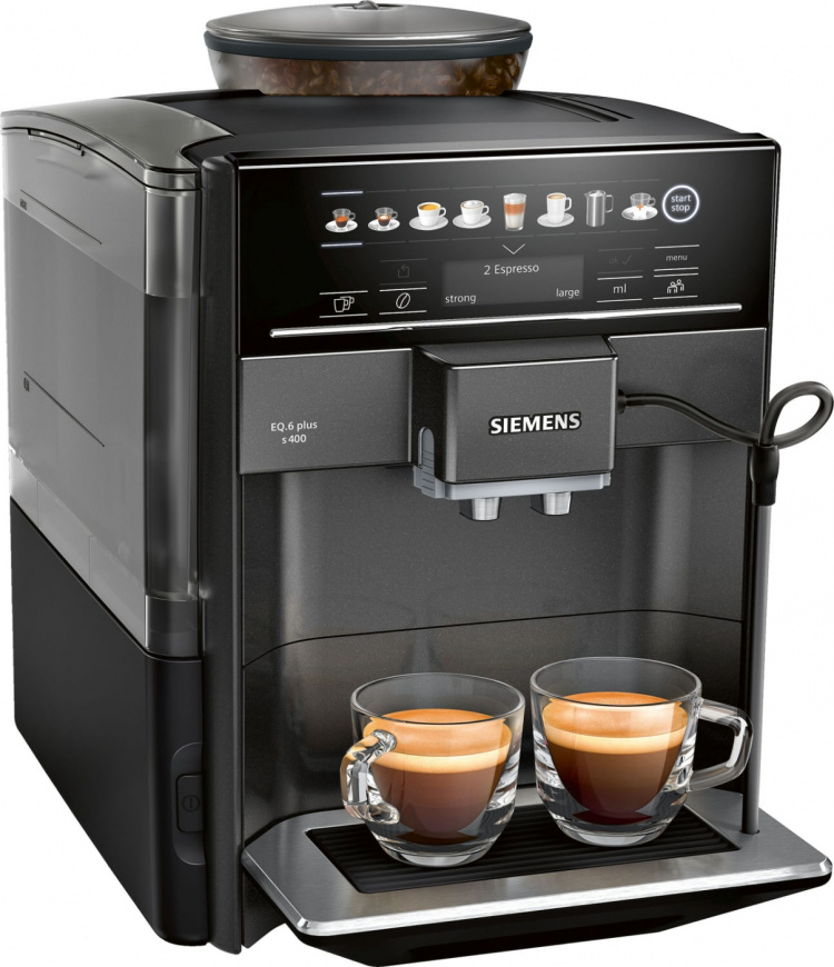 Siemens Espressomaskin helautomatisk EQ.6 plus TE654319RW Siemens