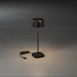 Konstsmide Bordslampa Nice svart USB Konstsmide