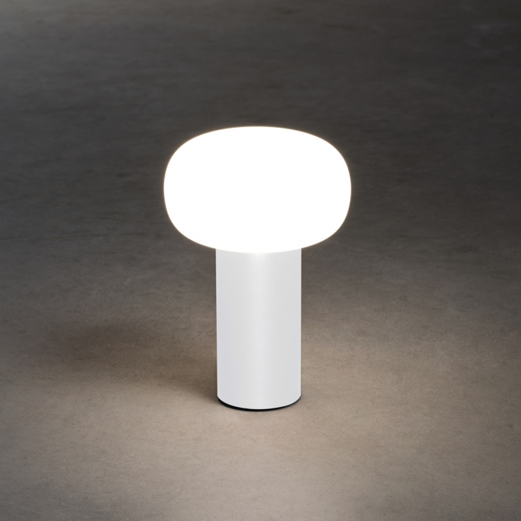 Konstsmide Bordslampa Antibes vit Konstsmide