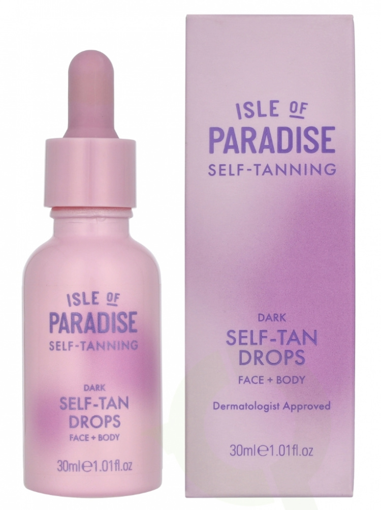 Isle of Paradise Self-Tan Drops Face + Body 30 ml Dark