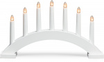 Konstsmide Elljusstake 7-arm 3972-210 7 ljus vit Konstsmide