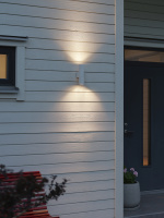 Konstsmide Vägglampa Temi upp/ner GU10 vit Konstsmide