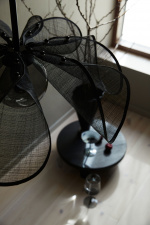 Markslöjd Taklampa STYRKA 1L 63cm Svart/ Rök Markslöjd